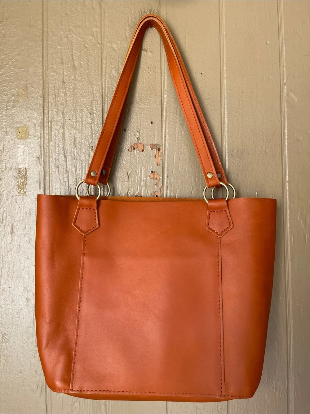Portland Leather The Market Leather Tote in Honey